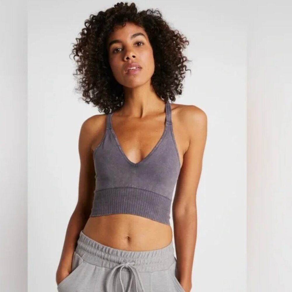 FP Movement Good Karma Crop Tank Grey